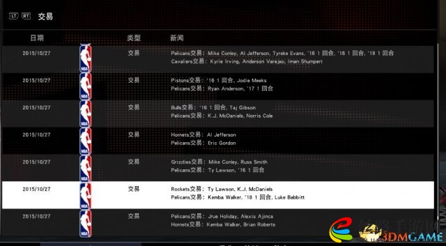 NBA2K16转会交易指南